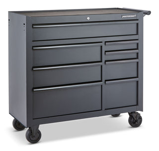 Mastercraft Tool Storage Cabinet, 8 Drawer, 41-in, Black