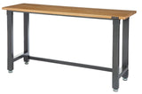 Mastercraft Wooden Top Work Bench, 72 x 24 x 37.5-in