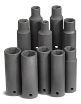 MAXIMUM 1/2-in Drive Deep Impact Socket Set, Metric, 10-pc
