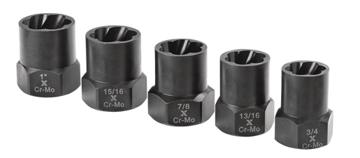 MAXIMUM 1/2-in Drive Impact Bolt & Nut Remover Set, 5-pc