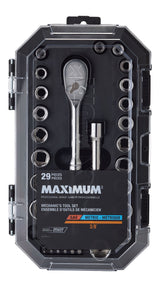 MAXIMUM 29 Piece 3/8" Drive Metric Socket Set image 2