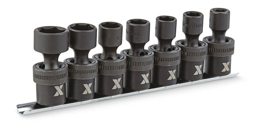 MAXIMUM 3/8-in Drive Swivel Impact Socket Set, 7-pc, Metric, CRMO