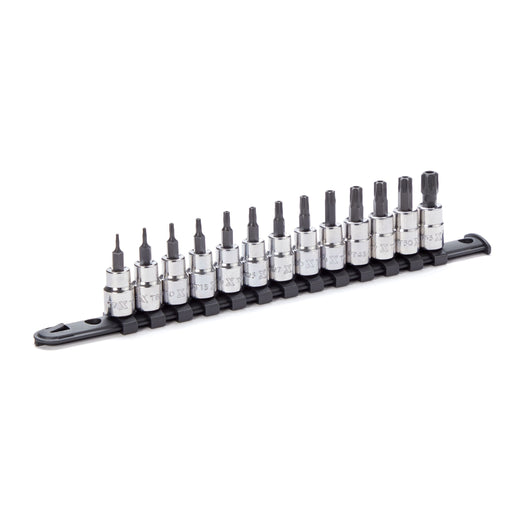 MAXIMUM 3/8-in Drive Tamper Proof Torx Bit Socket Set, Heat-Treated, 13-pc