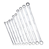 MAXIMUM Extra-Long Double Box-End Ratcheting Wrench Set, SAE, 10-pk