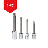 MAXIMUM Extra Long Shank Triple Square Bit Socket Set, 4-pc image 7