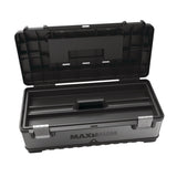 MAXIMUM Heavy-Duty Metal & Plastic Tool Box with Removable Tray, 23-in image 3