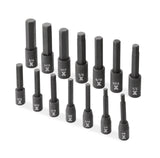 MAXIMUM Hex Impact Socket & Bit Socket Set, 14-pc, SAE/Metric image 2