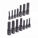 MAXIMUM Hex Impact Socket & Bit Socket Set, 14-pc, SAE/Metric image 4