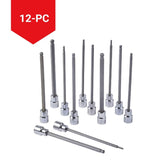 MAXIMUM Long-Arm Ball End Bit Socket Set, 3/8-in, 12-pc image 8