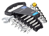 MAXIMUM Ratcheting Wrench Set, Metric, Nickel-Chrome Plating, 7-pc image 2