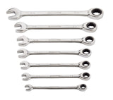 MAXIMUM Ratcheting Wrench Set, SAE, Nickel-Chrome Plating, 7-pc image 4
