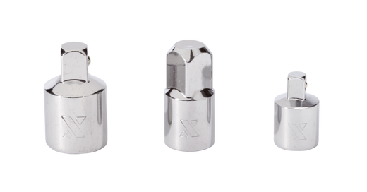 MAXIMUM Socket Adapter Set, 3-pc, Nickel-Chrome Plating
