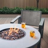 Milo 5-piece Patio Seating Set with Fire Table image 4