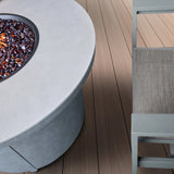 Milo 5-piece Patio Seating Set with Fire Table image 5