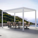 Mirador 8.8 Ft. X 14.4 Ft. Adjustable Louvered Aluminum Pergola for Outdoor Spaces image 2