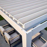 Mirador 8.8 Ft. X 14.4 Ft. Adjustable Louvered Aluminum Pergola for Outdoor Spaces image 4