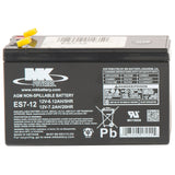 MK Battery 12-Volt 7.2 Ah SLA Battery, F2 Terminal image 2
