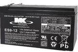 MK Battery 12-Volt 9 Ah SLA Battery, F2 Terminal image 3