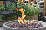 Modeno Nantucket Round Propane-Fueled Fire Bowl with Lava Rock & Canvas Cover, 40,000 BTUs, 14-in image 2