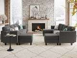 Modular Sectional Sofa, Convertible U Shaped Sofa Couch with High Density Memory Foam, 6 Seat Comfy Modular Sofa Couch for Living Room,... image 2