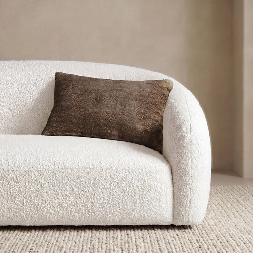Mon Chateau Faux Fur Decorative Pillow