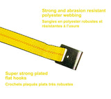 MotoMaster 10,000-lb Commercial Ratchet Tie Down Strap, with Flat Hook, 2-in x 27-ft image 3