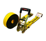 MotoMaster 10,000-lb Commercial Ratchet Tie Down Strap, with Flat Hook, 2-in x 27-ft image 4