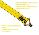 MotoMaster 10,000-lb Commercial Ratchet Tie Down Straps, with Ultra Padded Handles, 2-in x 30-ft image 4