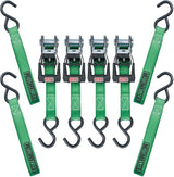 MotoMaster 1,500-lb Ratchet Tie-Down Straps, with Padded Handle, 1-in x 14-ft, (2.5 cm x 4.3 m), 4-pk image 2