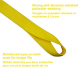 MotoMaster 17,000-lb Tow Strap, with Reinforced Eyes, 2-in x 20-ft image 2
