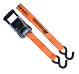 MotoMaster 3,000-lb Heavy Duty Ratchet Tie Down, with Padded D-Handle, 1.25-in x 14-ft, 4-pk image 8