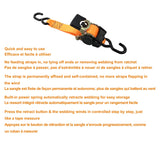 MotoMaster 3,300-lb Retractable Heavy-Duty Ratchet Tie Down Straps, 2-in x 10-ft, 2-pk image 5