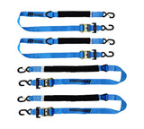 MotoMaster 3,600-lb Heavy Duty Ratchet Tie Down Strap, Assorted Sizes, 4-pk image 2