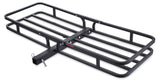 MotoMaster Steel Hitch Basket Cargo Carrier, 500-lb Capacity, Black image 2