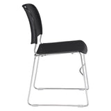 National Public Seating Sled Base Stacking Chairs with Storage Cart, 32-pack view 5