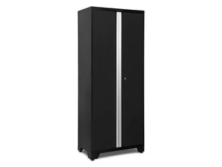 NewAge Bold Series 24-Gauge Steel RTA Storage Locker with 3 Shelves, Black, 30-in
