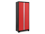 NewAge Bold Series 24-Gauge Steel RTA Storage Locker with 3 Shelves, Black/Red, 30-in image 3