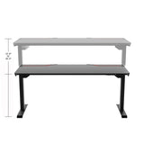 Nightphase 70” Adjustable Height Gaming Desk view 2