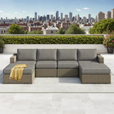 Niko Heritage 6-piece Patio Sectional Conversation Set image 2