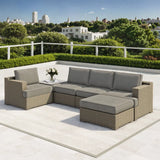 Niko Heritage 6-piece Patio Sectional Conversation Set image 5