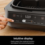 Ninja 6-in-1 indoor Grill and Cyclonic Air Fryer, 4-qt image 6