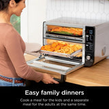 Ninja Double Door 12-in-1 Countertop Electric Convection Oven & Air Fryer with FLEXDOOR image 5