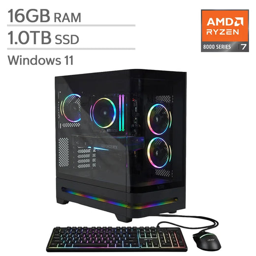 Nitro 85 Gaming Desktop, Amd Ryzen 7 8700F - 16GB Ram, 1 Tb Ssd, Nvidia Geforce Rtx 5060