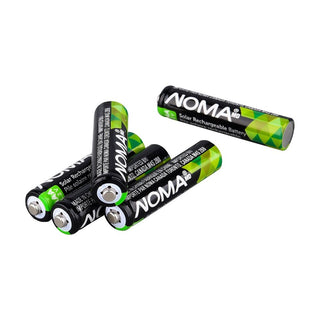 NOMA AAA Ni-MH 300mAh Rechargeable Batteries for Solar Lights, 1.2V, 4-pk