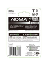 Noma CR2450 Lithium Battery, Long-Lasting Power, 4-pc image 2