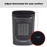 NOMA Digital Ceramic Desk Heater with LED Display image 3