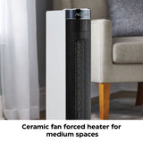 NOMA Digital Tower Ceramic Heater withRemote Control & Thermostat, 1500W, White, 24-in image 5