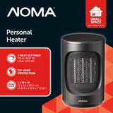 NOMA Personal Heater, 600 W, Black image 2