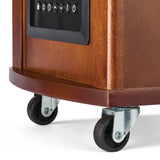NOMA Wood Cabinet Infared Space Heater withRemote Control & Thermostat, 1500W image 4