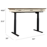North Haven Adjustable Height Desk view 2